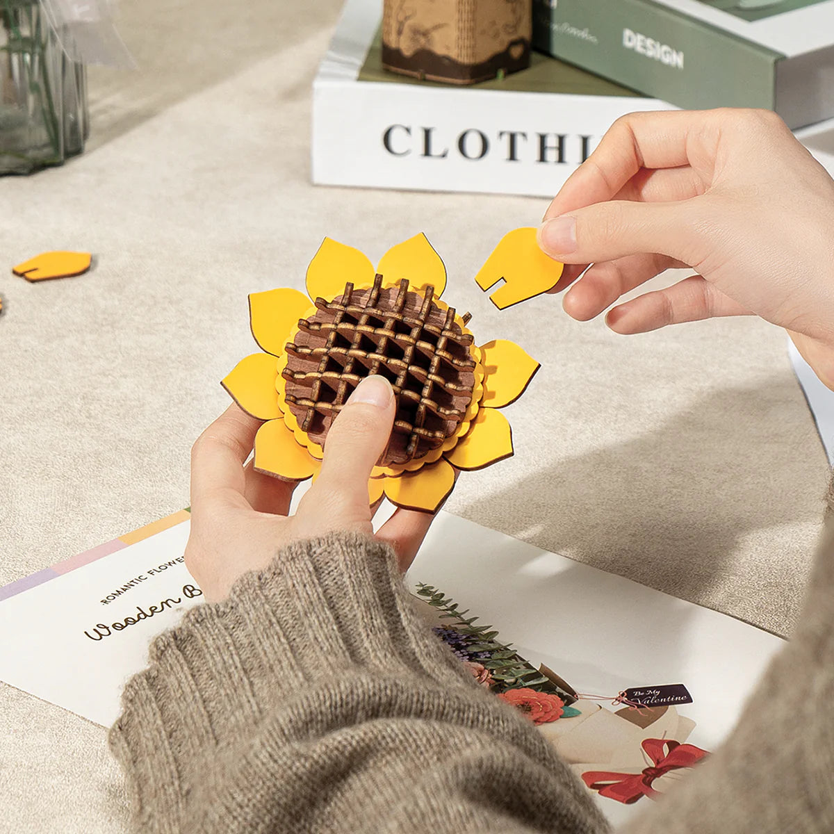 Wooden Flower